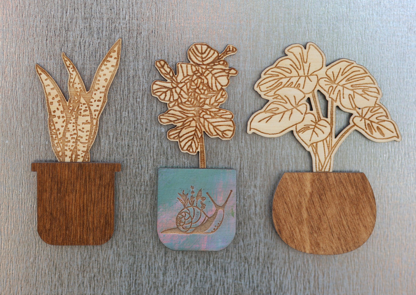 Pots + Plants Magnet Set