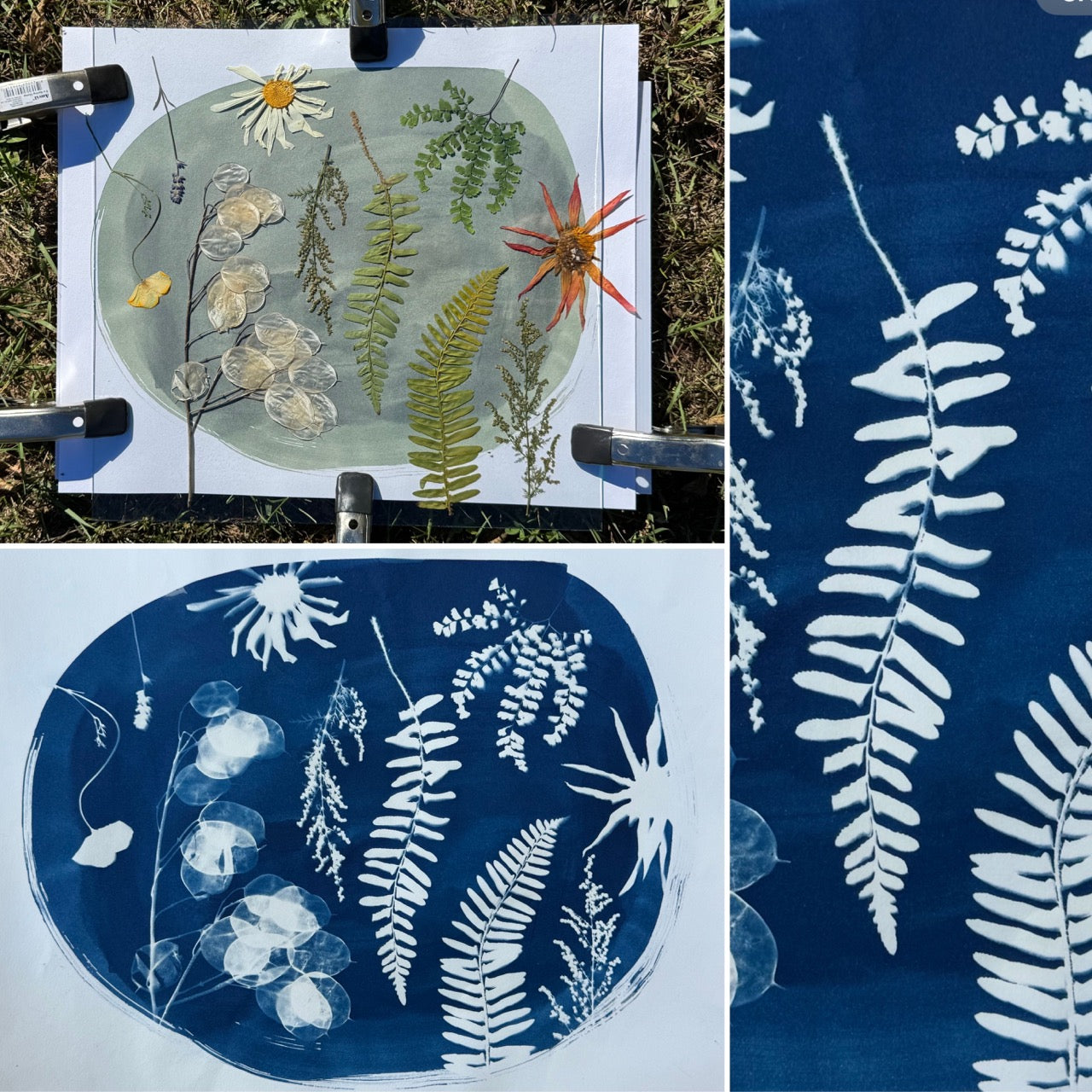 Saturday, May 17th 2-4:30pm: Cyanotype Printing