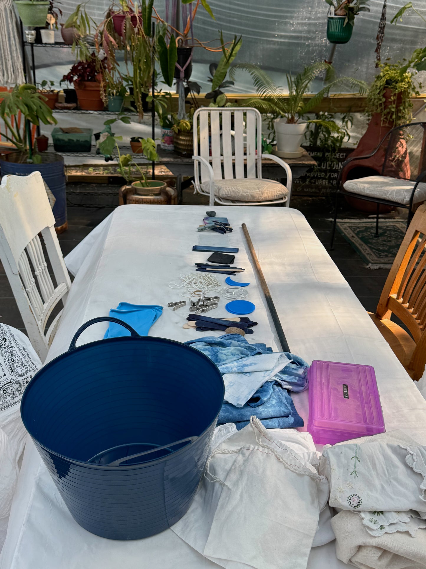 July 30th 6-8:00pm: Shibori Dyed Dish Towels