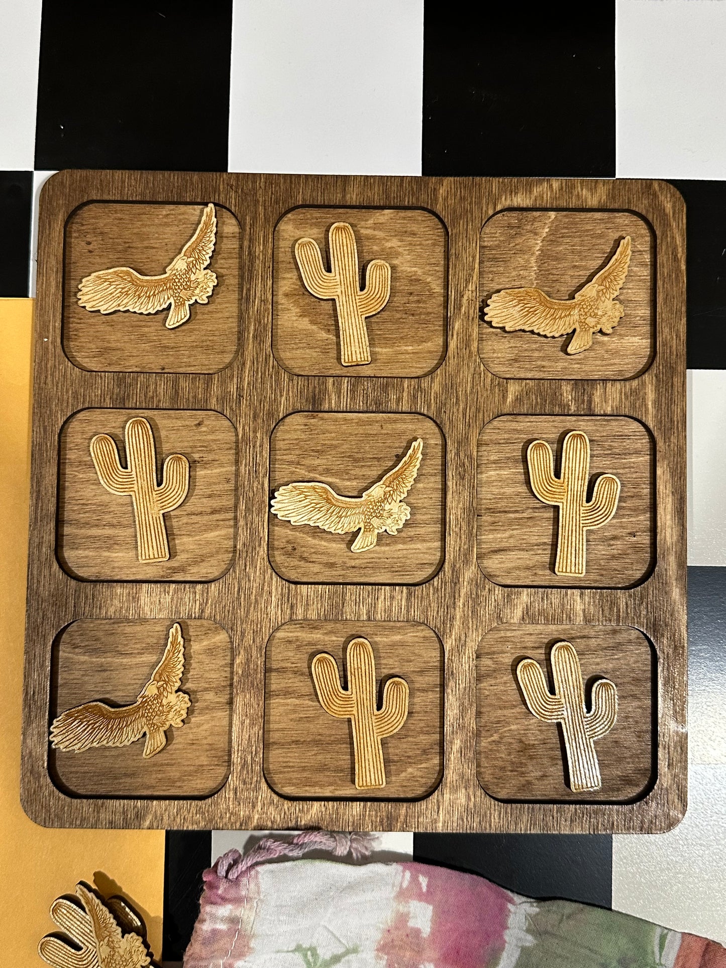 Custom Tic Tac Toe Set