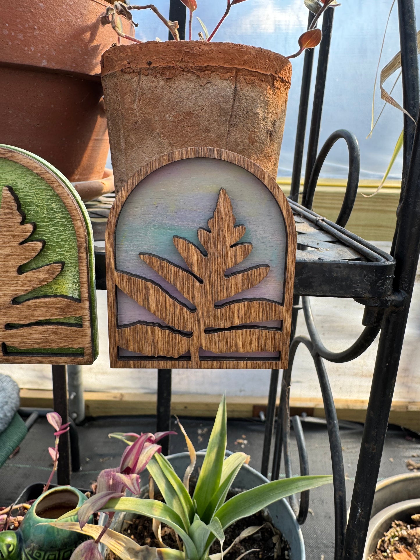 Sensitive Fern Painty Back Magnet