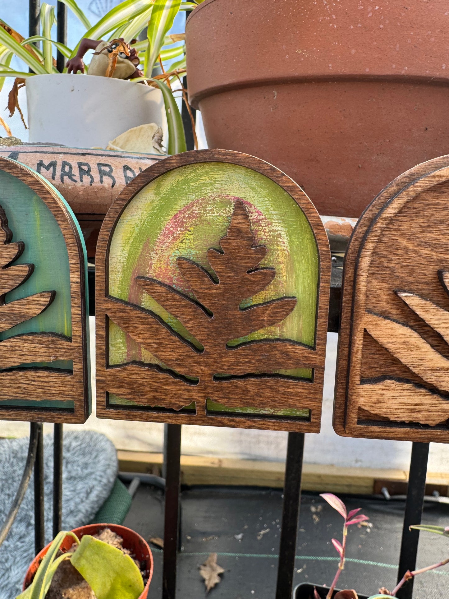 Sensitive Fern Painty Back Magnet