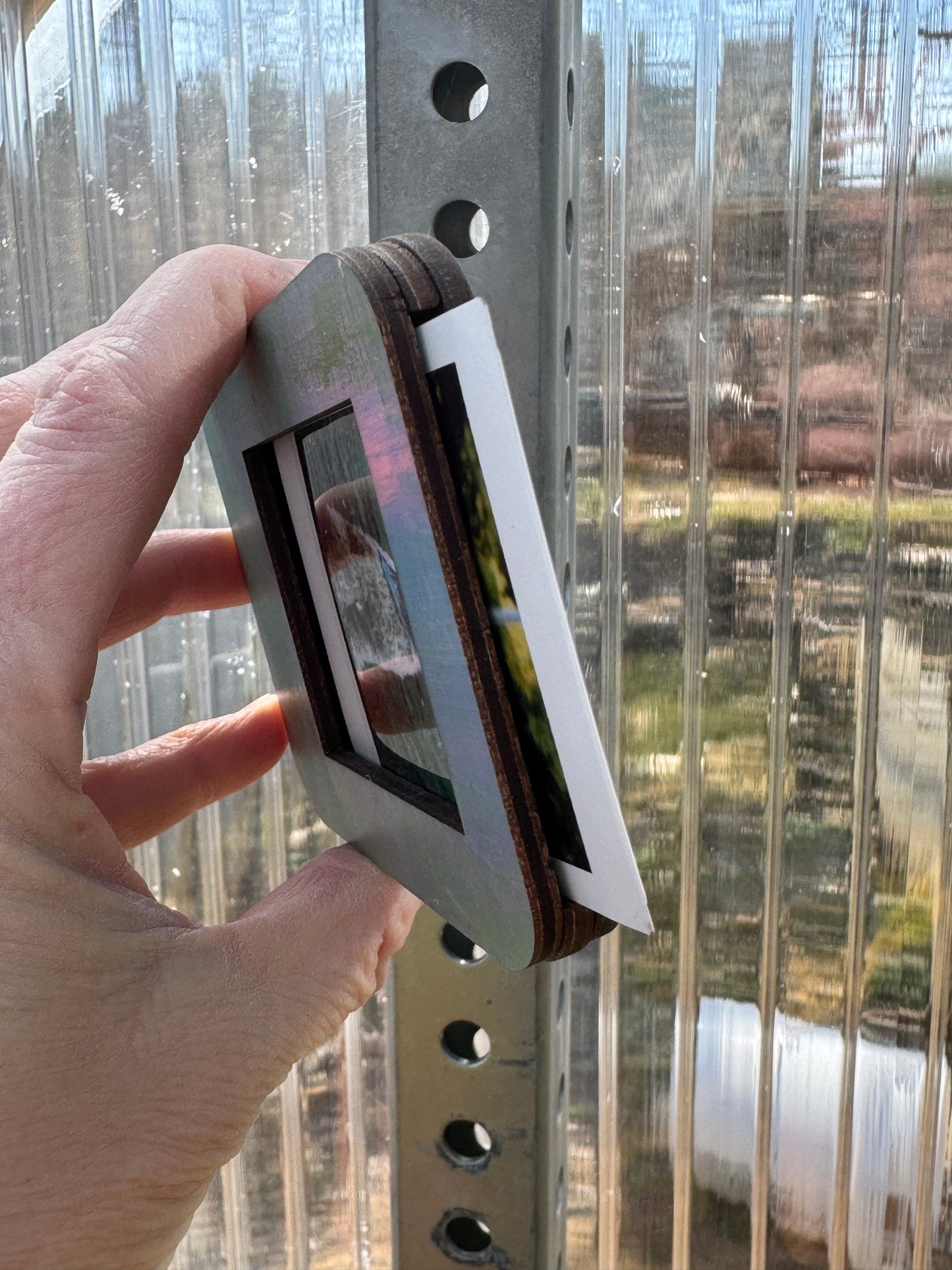 Painty Wood Instax Magnet Frame