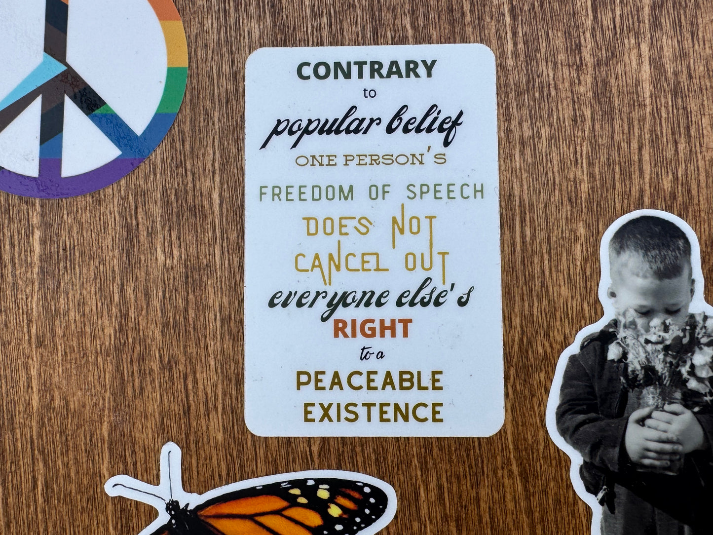 Popular Belief Sticker