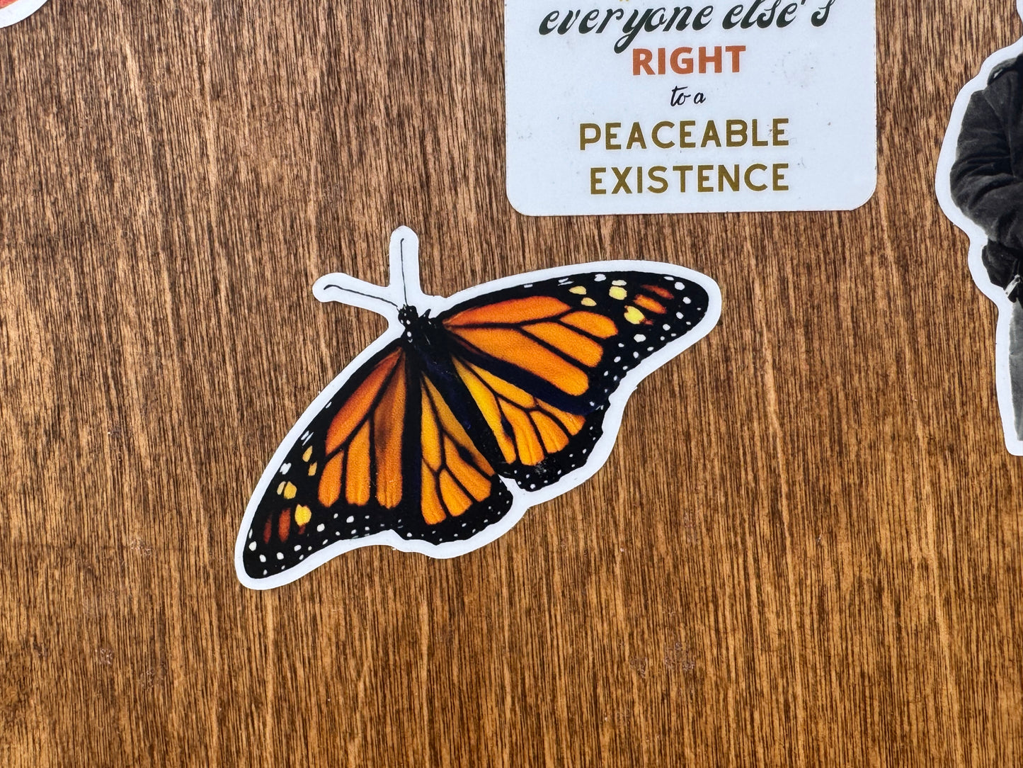 Male Monarch Sticker