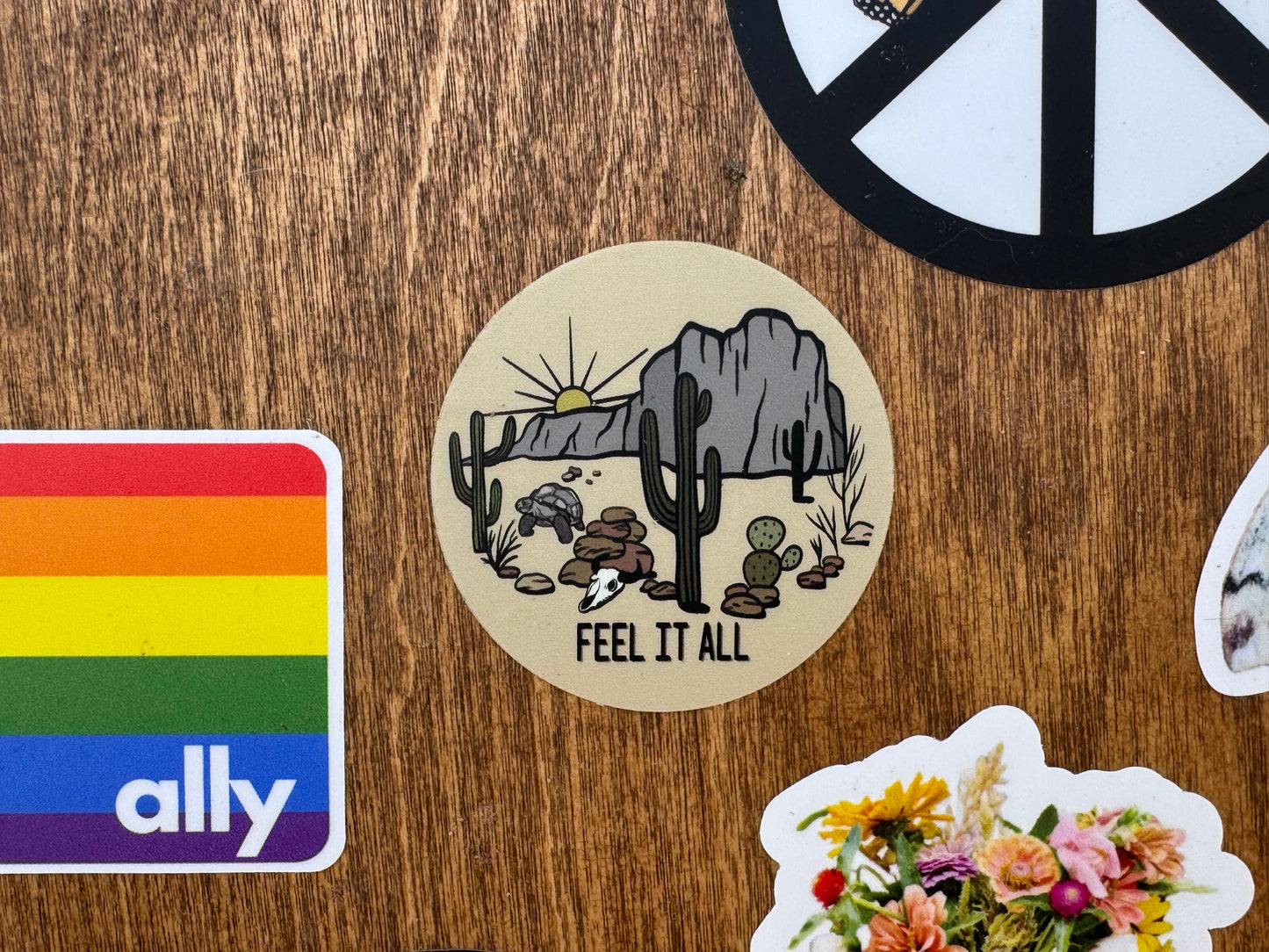 Feel it All Sticker