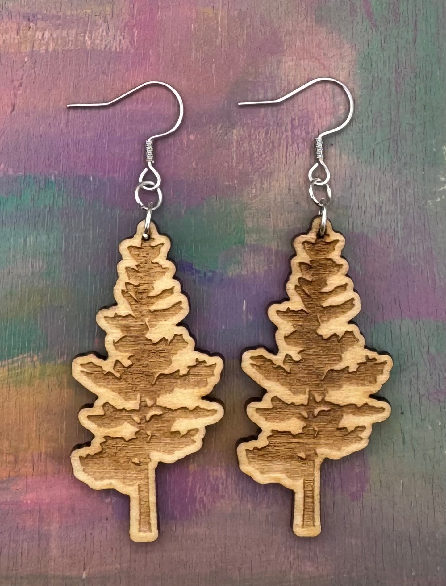 Wood Jack Pine Earrings