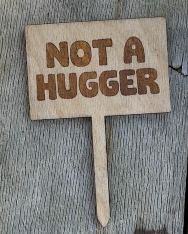 Not a Hugger Plant Stake