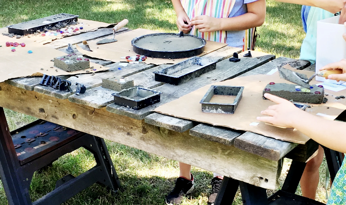 Friday, June 5th 6-8:30pm: Concrete Stepping Stones