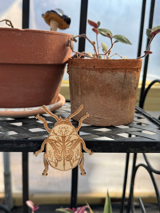 Artsy Beetle Magnet