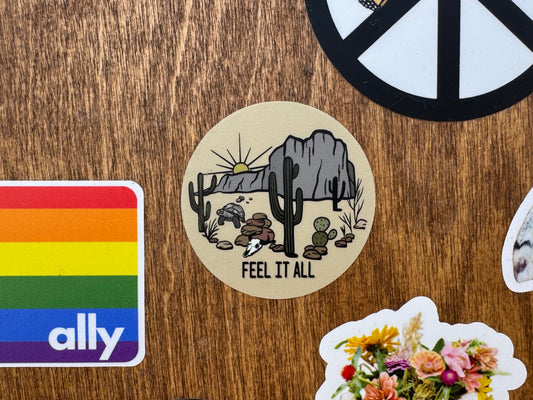 Feel it All Sticker