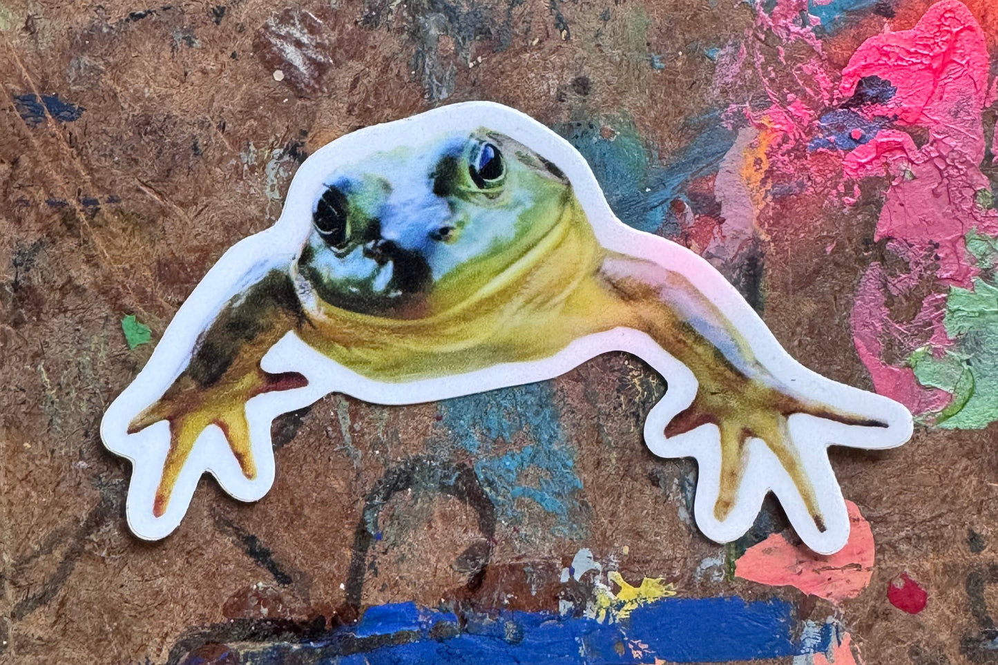 Bull Frog Sticker