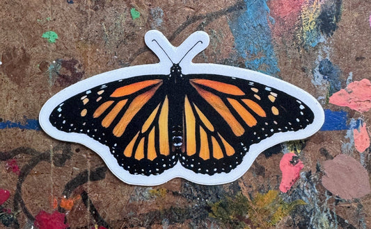 Female Monarch Sticker