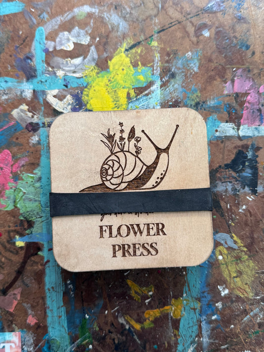 Banded Flower Press-3.5" x 3.5"